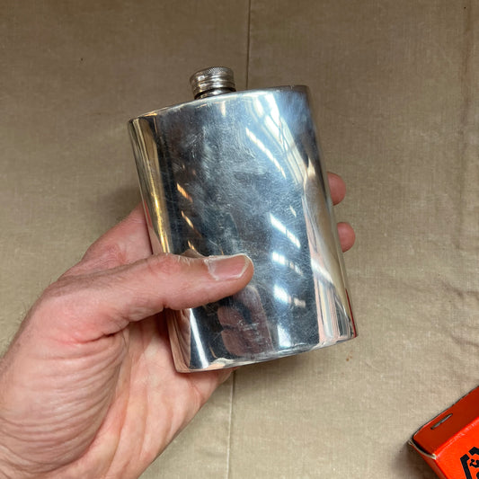 Don Pewter Silver Flask