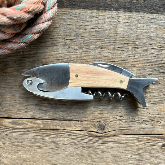 Fish Multi-Bottle Opener Corkscrew