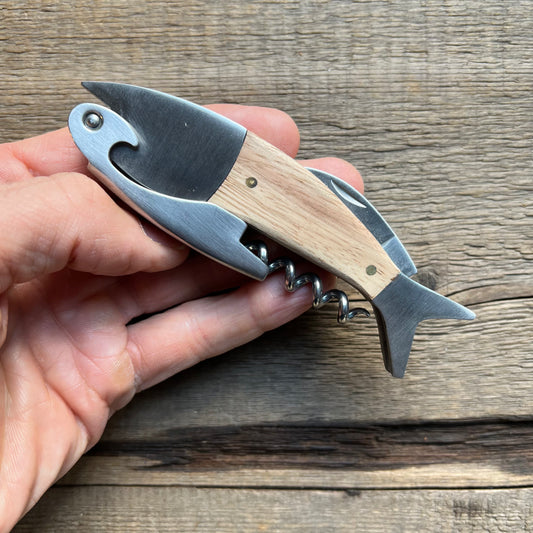 Fish Multi-Bottle Opener Corkscrew