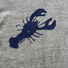 Lobster t-shirt, Grey