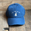 Live Free or Die Needlepoint Hat, Navy