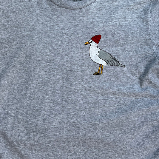 Seagull T-Shirt, Heather Grey