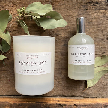 Eucalyptus + Sage Candle or Room Spray