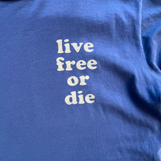 Live Free or Die T-Shirt, Washed Navy