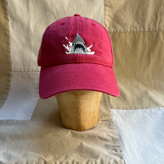 Sault "Jaws" Needlepoint Hat, Weathered Red