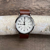 Weekender 40mm Leather Strap Watch, Brown