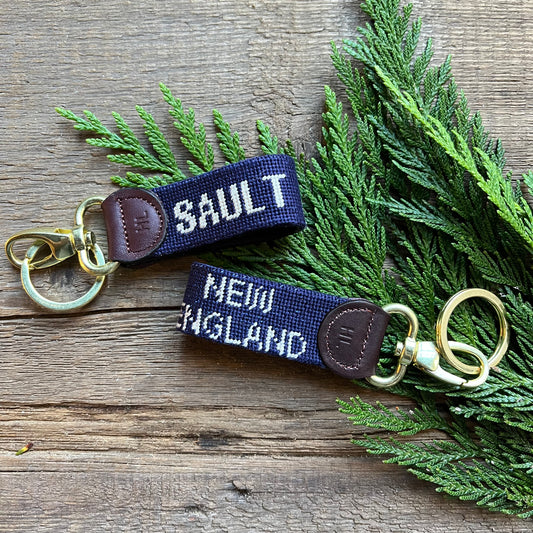 SAULT Key Fob, Navy
