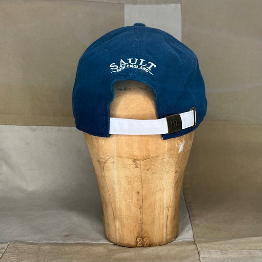 Seagull Needlepoint Hat, Navy