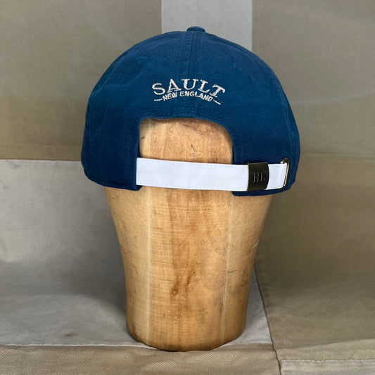 South End Needlepoint Hat, Navy