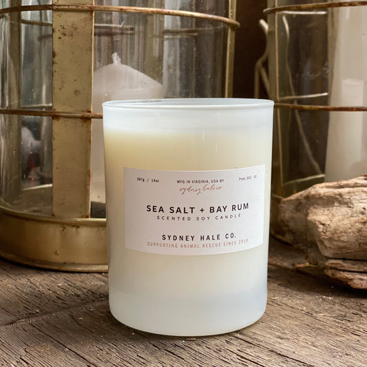 Sea Salt + Bay Rum Candle