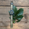 Weekender 36mm Camper Strap Watch, Olive/Black