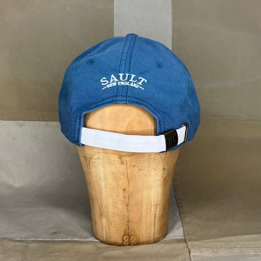 Seagull Needlepoint Hat, Slate Blue