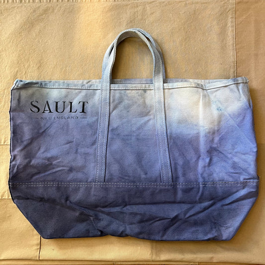 Hand Dyed Tote Bag, Blue #5