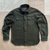 CPO Wool Button Down Shirt, Olive
