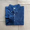 Stout Weave Chambray Shirt, Indigo Check