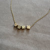 Goldie "XOXO" Brass Necklace