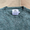 Women's Brushed Shaggy Crew Sweater, Verdigris