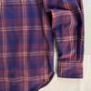 City Plaid Flannel Shirt Maroon/ Navy