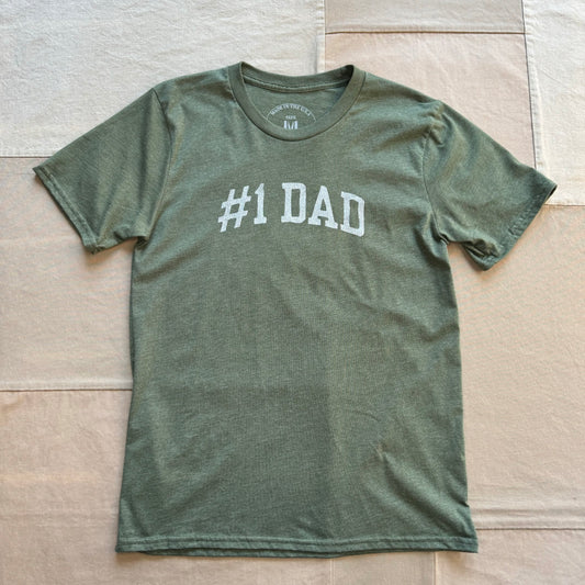 #1 Dad T-shirt, Army