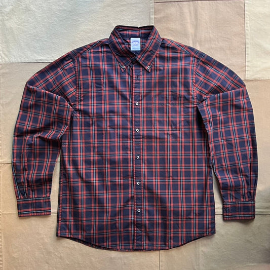 Friday Shirt Poplin Patterns, Navy