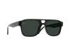 Rifka Sunglasses, Recycled Black / Green Polarized