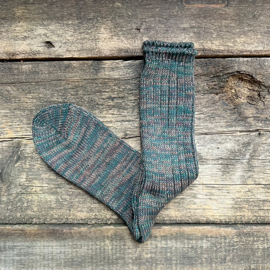 5 Color Mix Crew Sock, Army