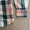 Madras Cotton Shirt, Natural Blue Check