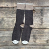 Tip, Heel, & Toe, Donegal Wool Socks, Brown