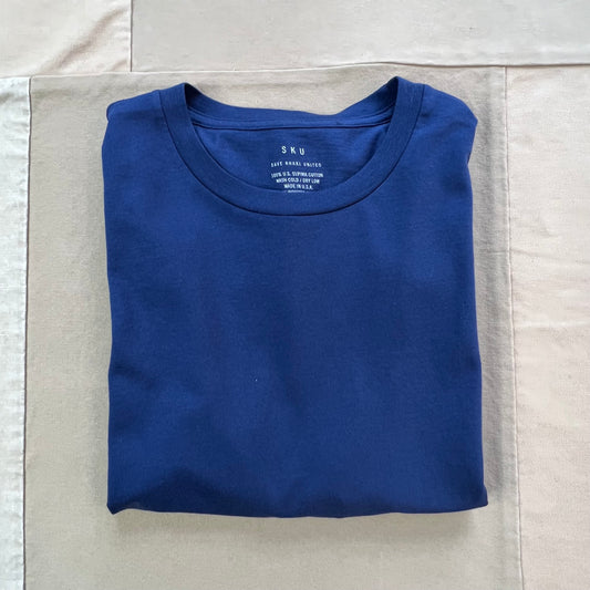 Short Sleeve Supima Crew Tee, Navy