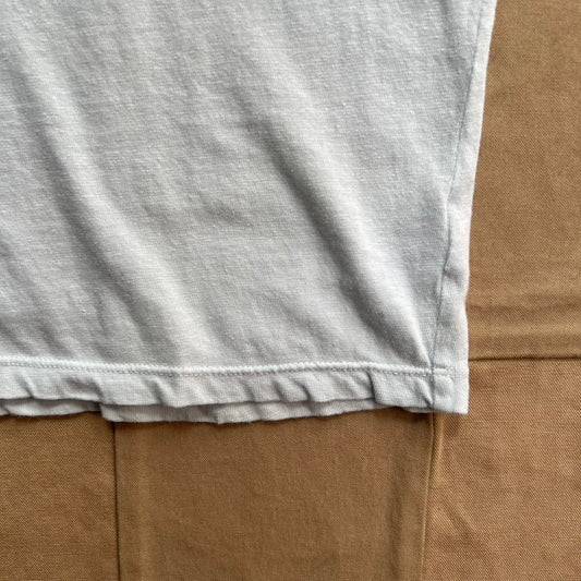 Women's Organic Cotton Hemp Short Sleeve Crew Tee, Pale Blue