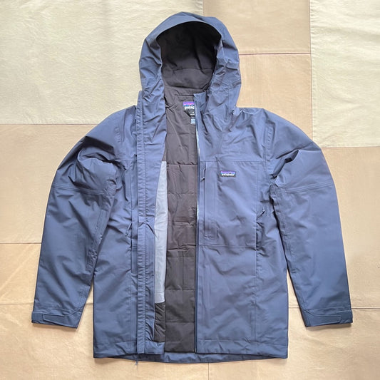 Men's Insulated Boulder Fork Rain Jacket, Smolder Blue