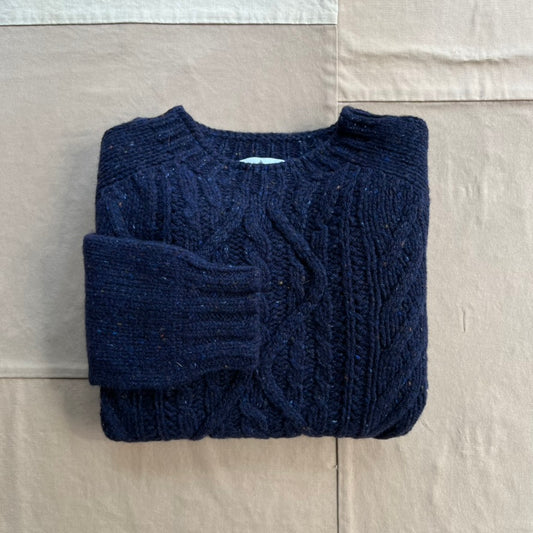 Women's Chunky Fisherman Sweater, Jura
