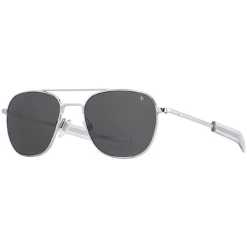 Original Pilot, Silver + Green Polarized