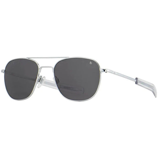Original Pilot, Silver + Green Polarized