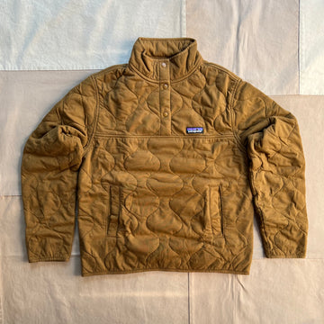 Women's Daily Quilted Snap-T Pull Over, Wolf Brown