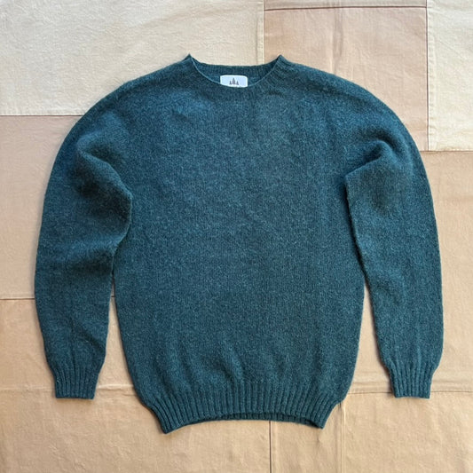 Brushed Wool Crew Sweater, Tempest