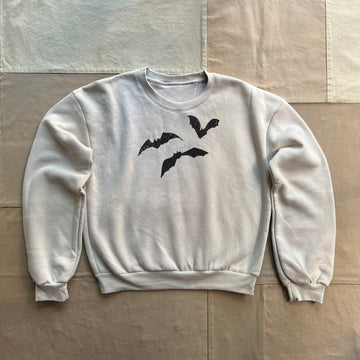 Women's Bat Crewneck, Bone