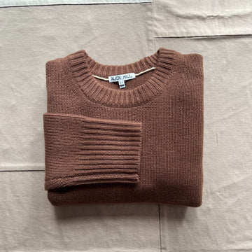 Nottinghill Sweater in Wool, Milk Chocolate