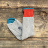 Tip, Heel, & Toe, Donegal Wool Socks, Grey