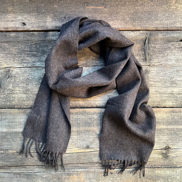 Classic Wool Scarf, Mocha