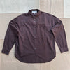 Jo Shirt in Cotton Poplin, Dark Chocolate