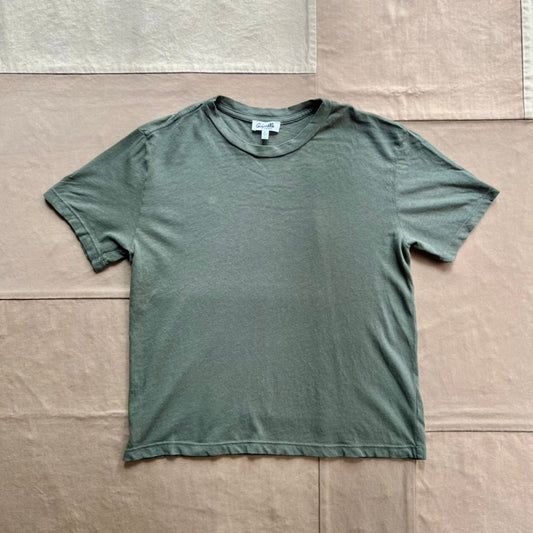 Women's Organic Cotton Hemp Short Sleeve Crew Tee, Surplus