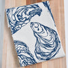 Oyster Tea Towel, Navy