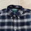 Heavy Pique Flannel, Navy + Brown