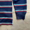 Cotton Striped Rugby Shirt, Navy Multi