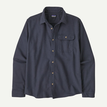 Men's Lightweight Fjord Flannel Shirt, Smolder Blue