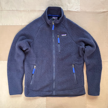 Men's Retro Pile Fleece Jacket, New Navy