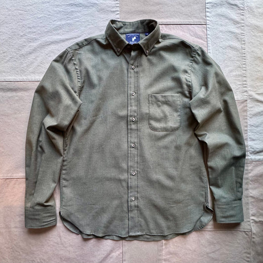 Long Sleeve Button Down, Military Olive