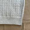 Odette Sweater Tank in Cotton Cashmere, Heather Gray