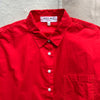 Jo Shirt in Cotton Poplin, Chili